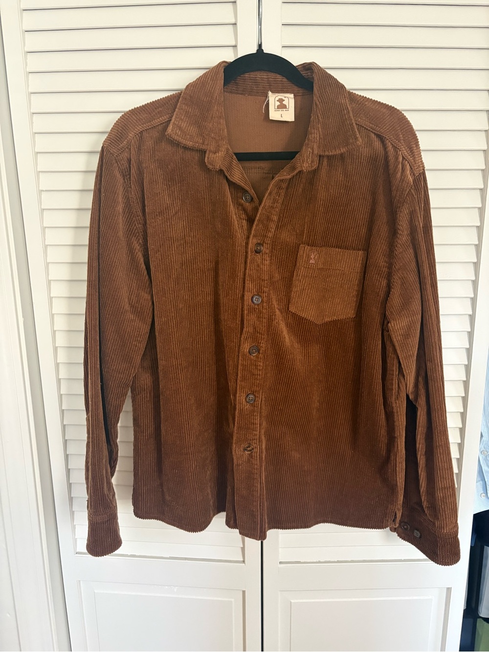 DANDY DEL MAR Corsica CORDUROY button SHIRT Men's